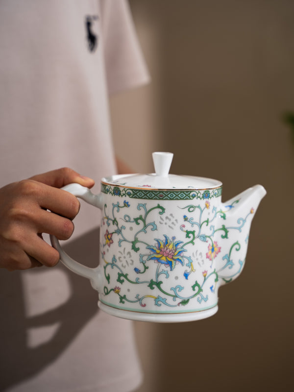 Amidst The Blossoms Tea/Coffee Set-9 Pieces