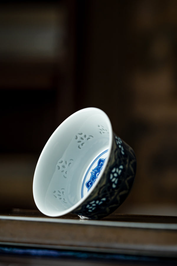 TENSI Kiln Baoxiang Motif Hoof Cup