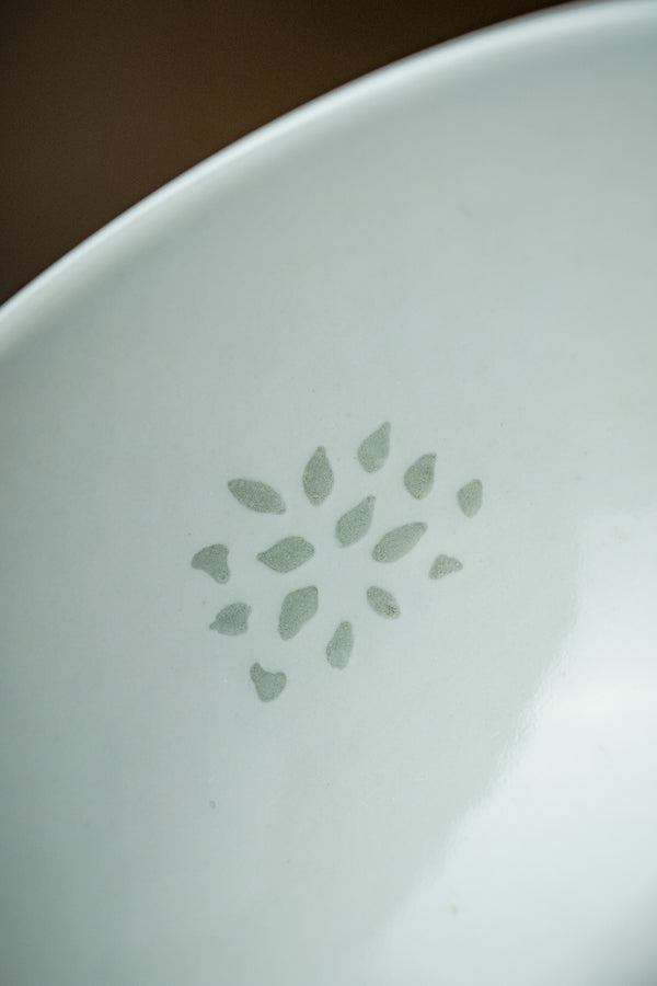 TENSI Kiln Doucai Twin-Lotus 'Chicken Heart' Cup