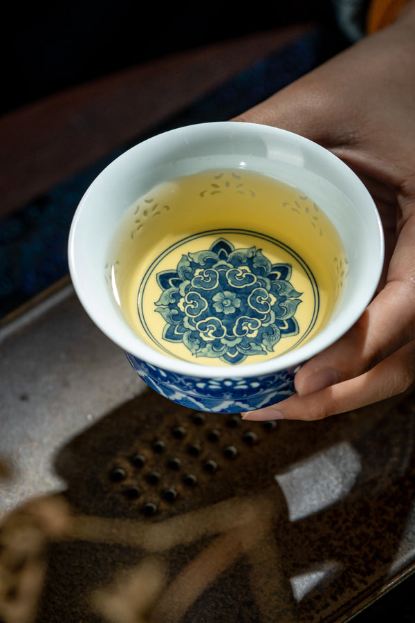 TENSI Kiln Baoxiang Motif Hoof Cup