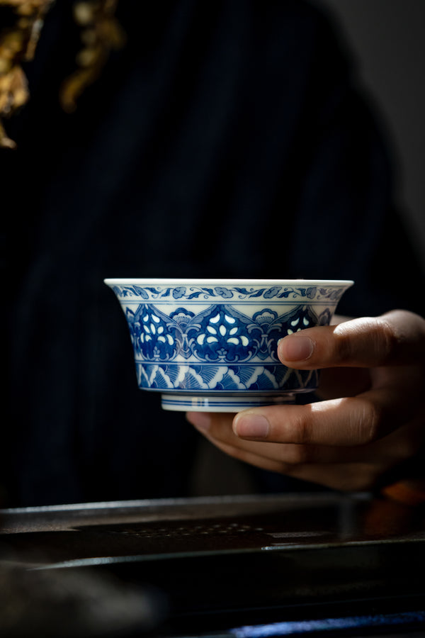 TENSI Kiln Baoxiang Motif Hoof Cup