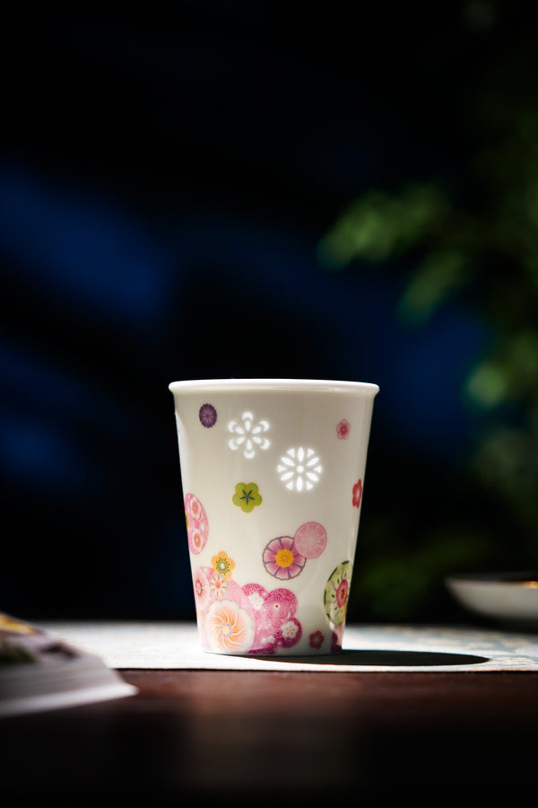 Pastel Floral Cola Cup