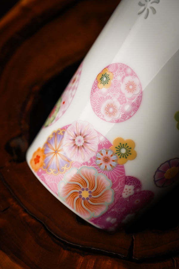Pastel Floral Cola Cup