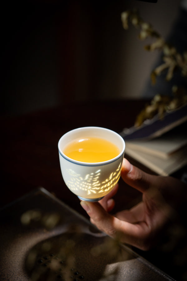 FYY008-暗刻龙凤对杯