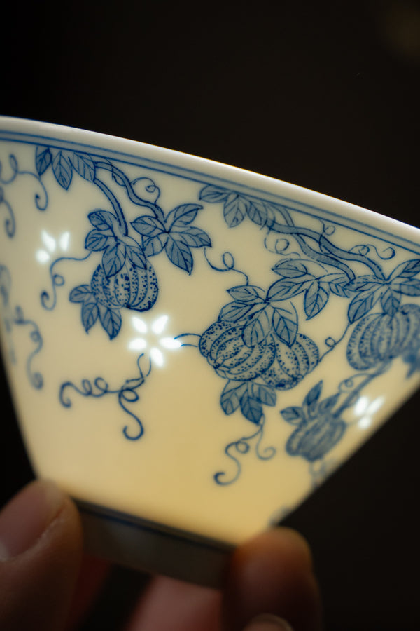 TENSI Kiln 'Harvest Bounty' Bamboo-Hat Cup