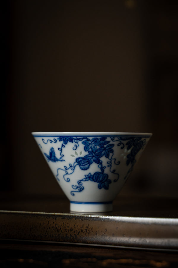 TENSI Kiln 'Harvest Bounty' Bamboo-Hat Cup