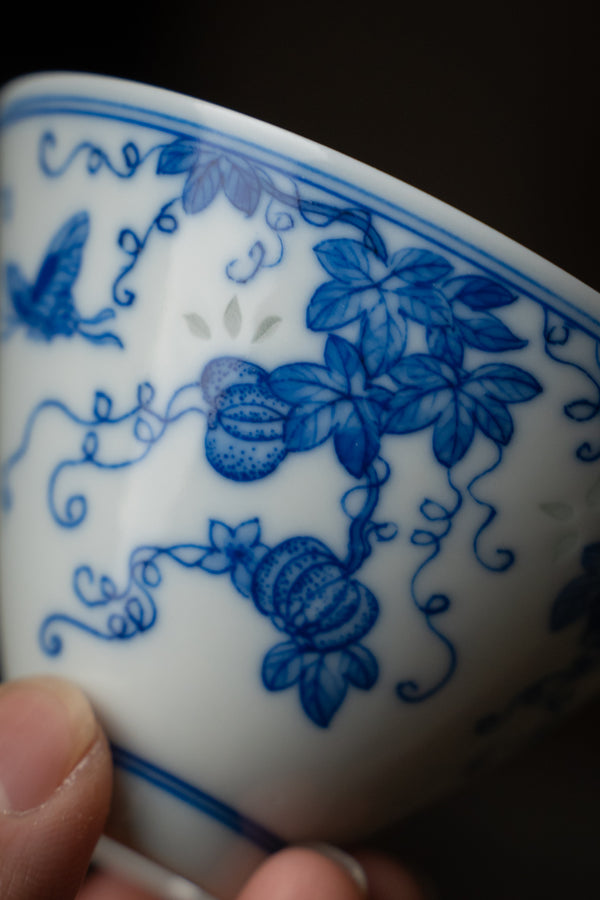 TENSI Kiln 'Harvest Bounty' Bamboo-Hat Cup