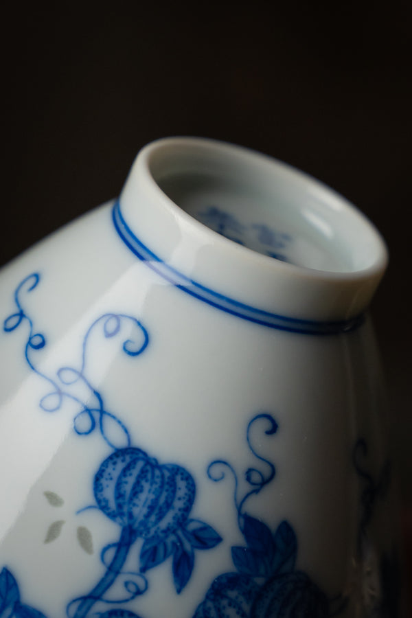 TENSI Kiln 'Harvest Bounty' Bamboo-Hat Cup
