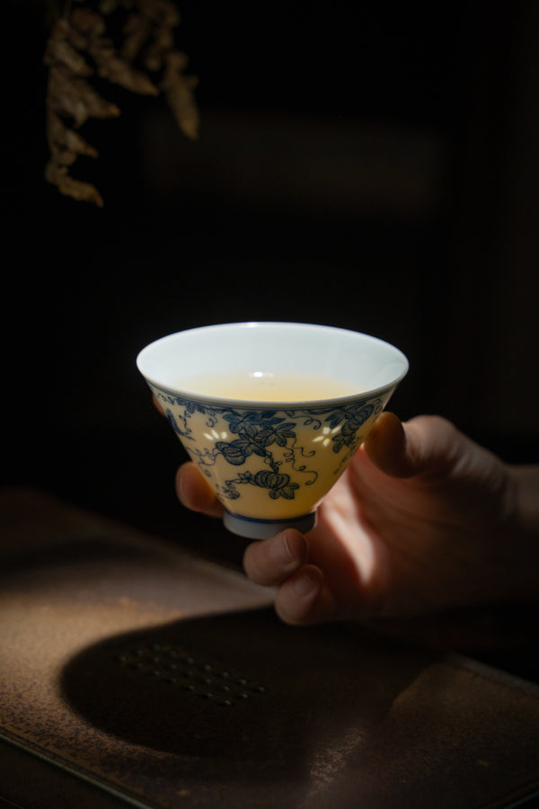 TENSI Kiln 'Harvest Bounty' Bamboo-Hat Cup
