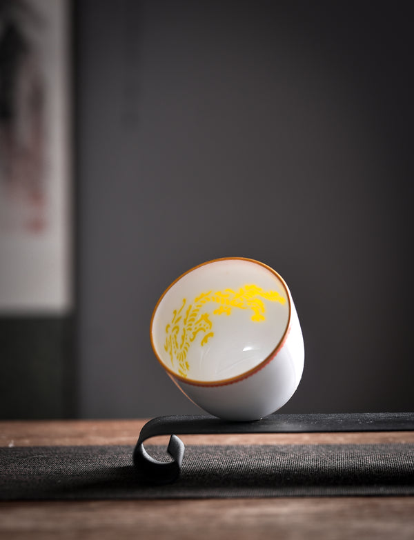 TENSI Kiln Luminous Dragon-Phoenix Pair Cups