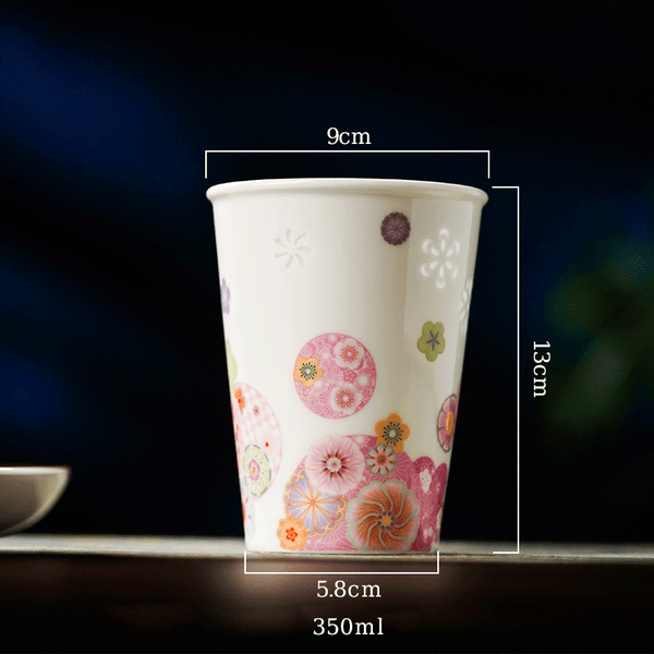 Pastel Floral Cola Cup